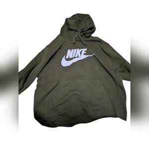 Nike army green medium hoodie